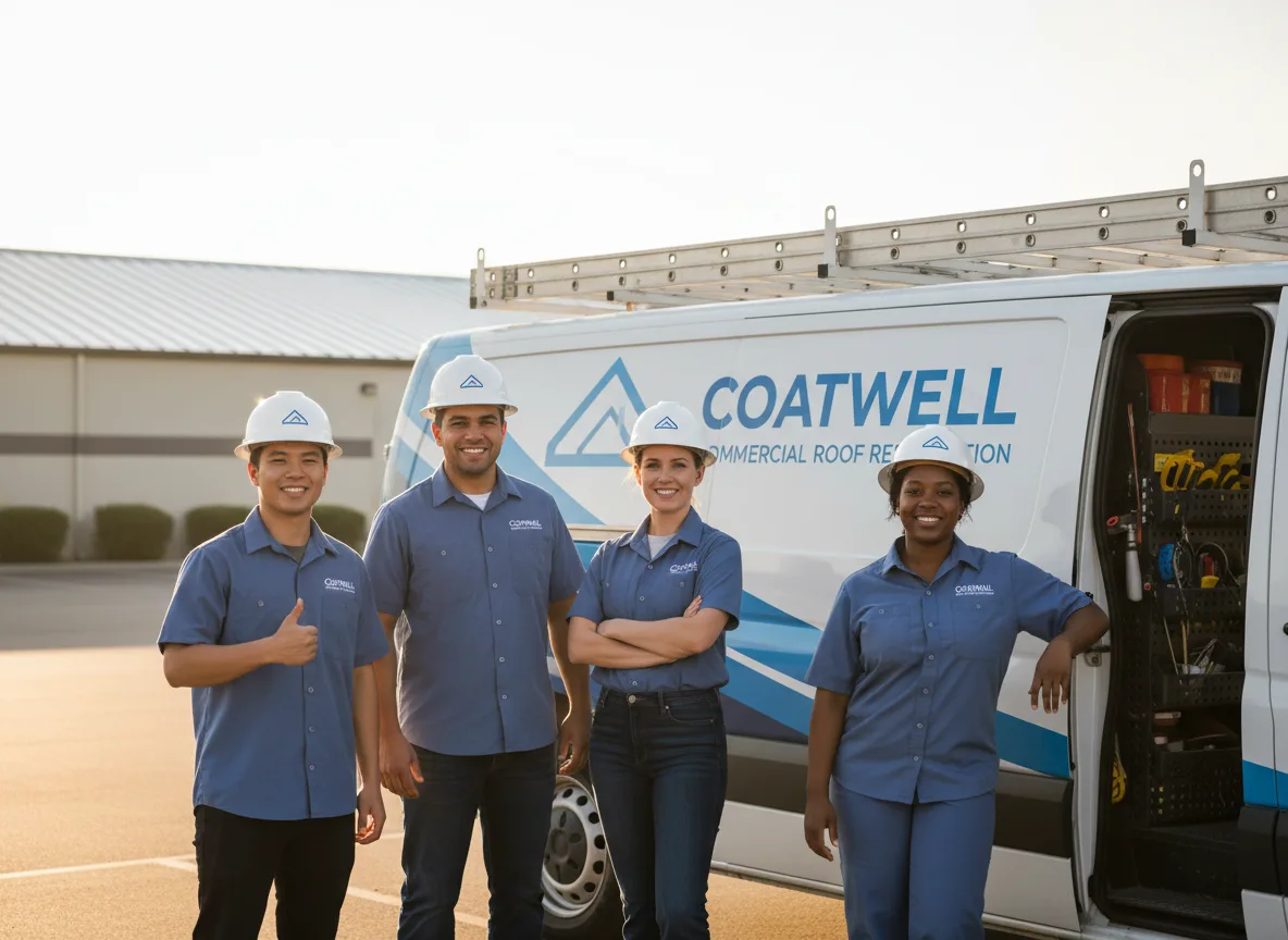 Commercial roof coating company in Trevett, ME